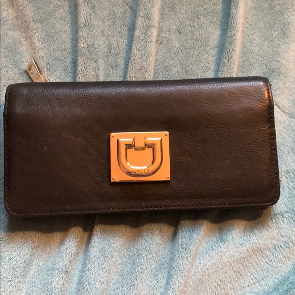 DKNY Black Leather Wallet